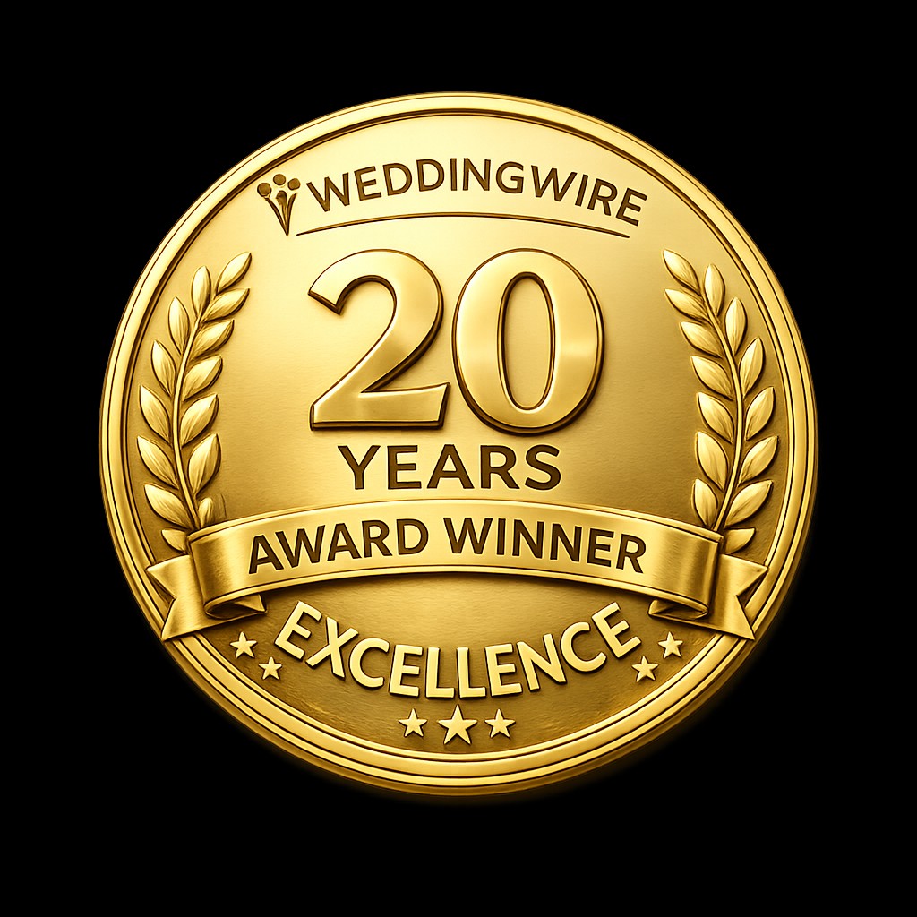 WeddingWire 20 Years Award Winner Excellence